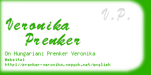 veronika prenker business card